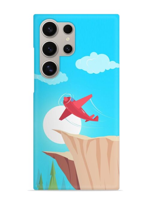 Small Planes In Flight Snap Case for Samsung Galaxy S24 Ultra (5G) Zapvi