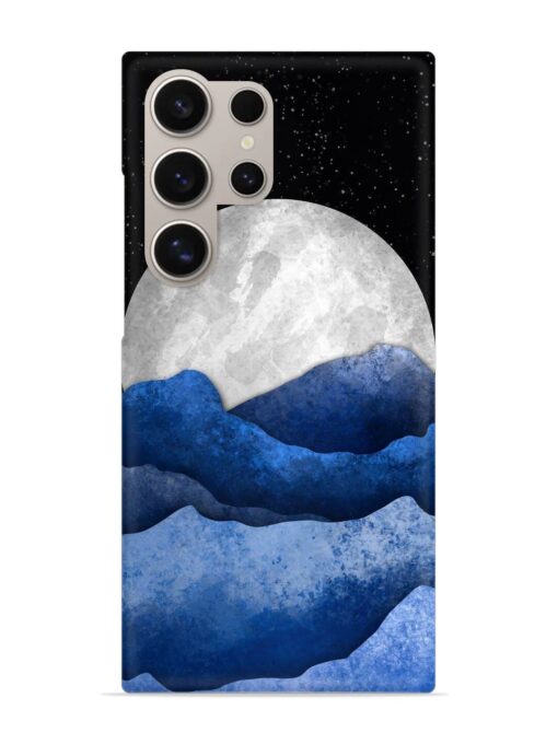 Full Moon Mountain Vector Snap Case for Samsung Galaxy S24 Ultra (5G) Zapvi