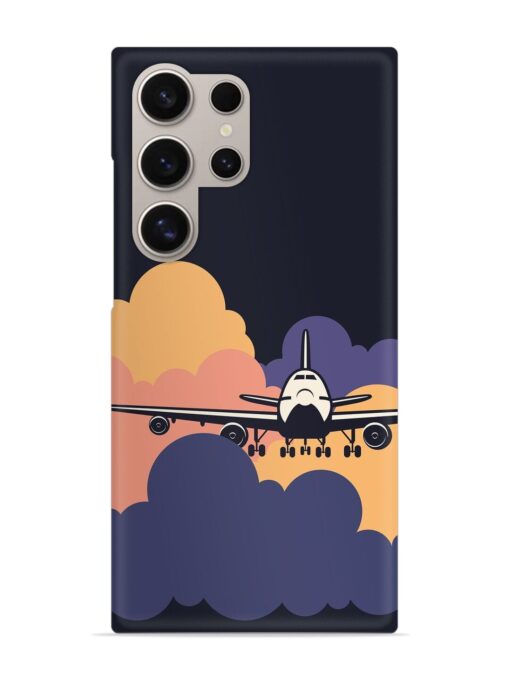 Aeroplane vector Snap Case for Samsung Galaxy S24 Ultra (5G) Zapvi