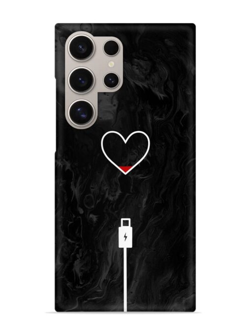 Heart Charging Vector Snap Case for Samsung Galaxy S24 Ultra (5G) Zapvi