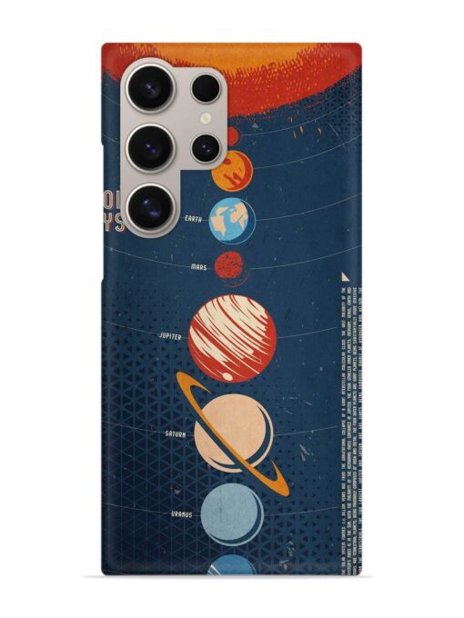 Solar System Vector Snap Case for Samsung Galaxy S24 Ultra (5G) Zapvi