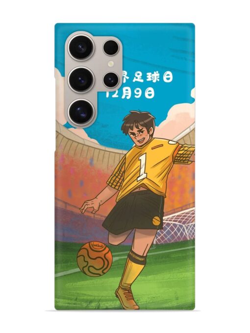 Soccer Kick Snap Case for Samsung Galaxy S24 Ultra (5G) Zapvi