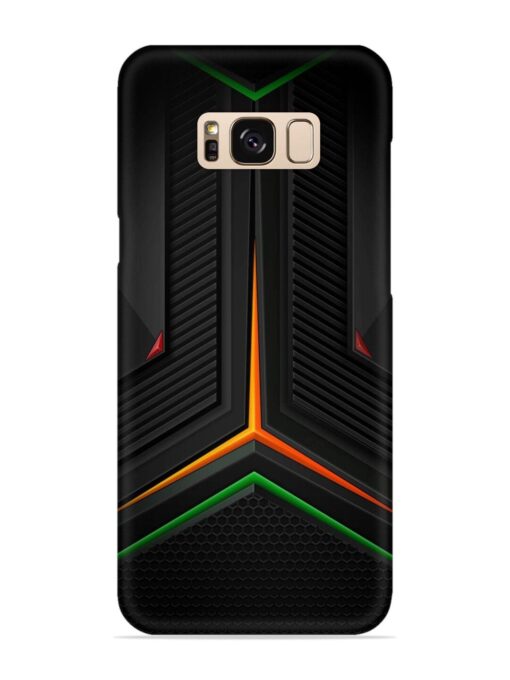 Orange Triangle Light Snap Case for Samsung Galaxy S8 Zapvi