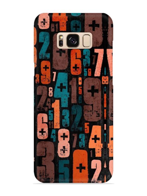 0 To 9 Art Snap Case for Samsung Galaxy S8 Zapvi