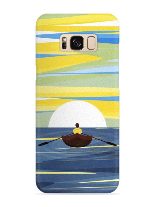 Rowing Person Ferry Paddle Snap Case for Samsung Galaxy S8 Zapvi