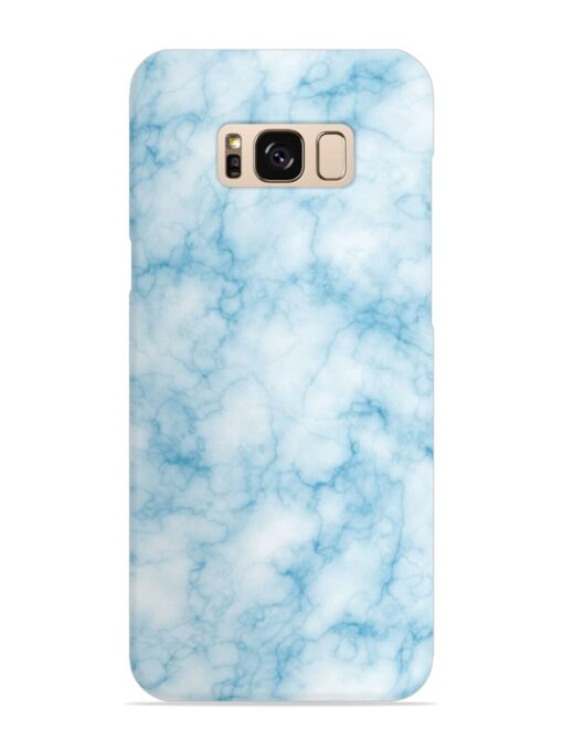 Blue White Natural Marble Snap Case for Samsung Galaxy S8 Zapvi