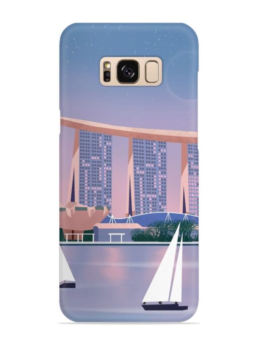 Singapore Scenery Architecture Snap Case for Samsung Galaxy S8 Zapvi