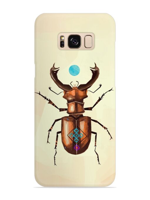 Stag Beetle Vector Snap Case for Samsung Galaxy S8 Zapvi