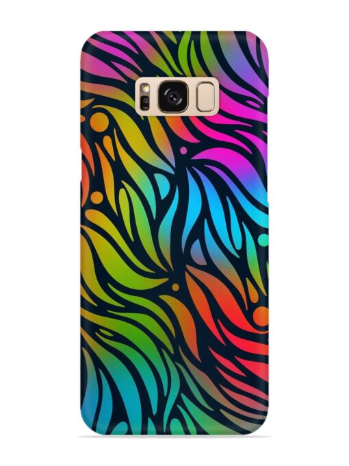 Abstract Leaf Design Snap Case for Samsung Galaxy S8 Zapvi