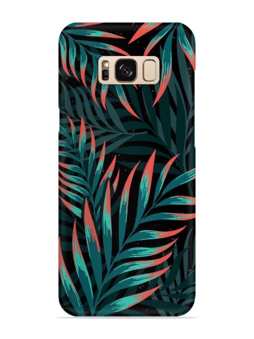 Green Leaf Art Snap Case for Samsung Galaxy S8 Zapvi