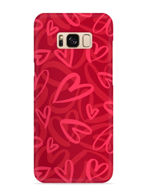 Seamless Romantic Pattern Snap Case for Samsung Galaxy S8 Zapvi