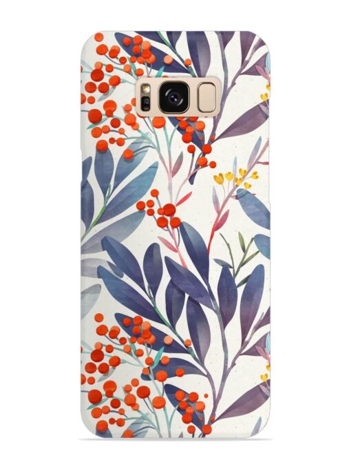 Seamless Floral Pattern Snap Case for Samsung Galaxy S8 Zapvi