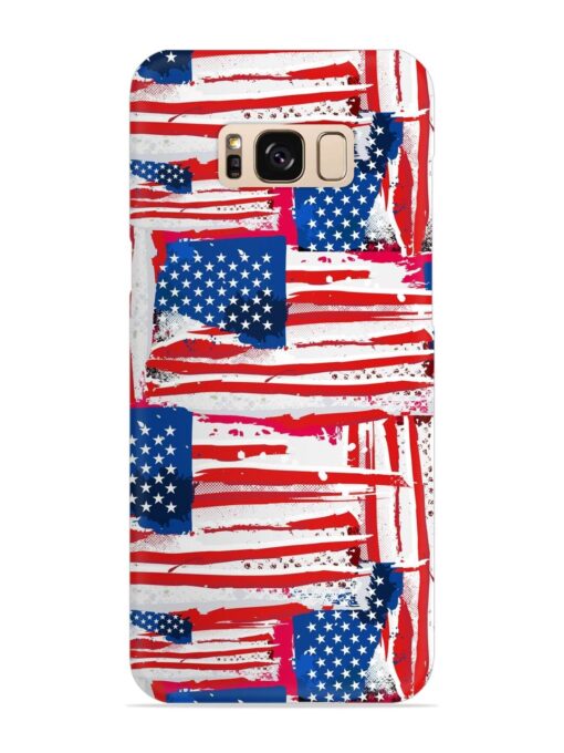 Usa Flag Seamless Snap Case for Samsung Galaxy S8 Zapvi