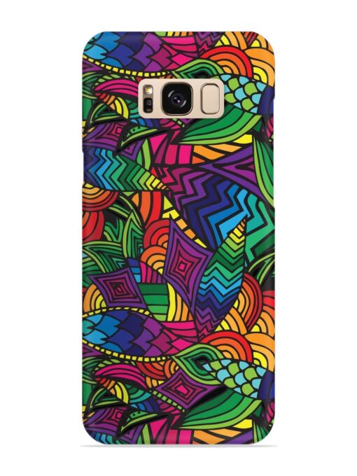 Abstract Multicolor Seamless Snap Case for Samsung Galaxy S8 Zapvi