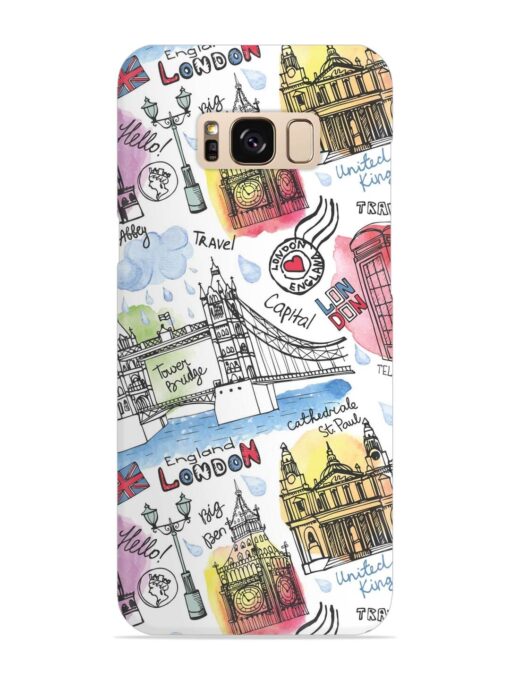 Vector London Landmark Snap Case for Samsung Galaxy S8 Zapvi