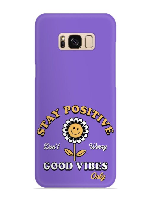 Retro Positive Flower Snap Case for Samsung Galaxy S8 Zapvi