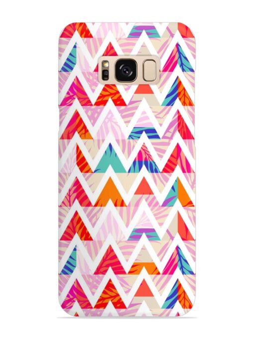 Abstract Triangle Background Snap Case for Samsung Galaxy S8 Zapvi