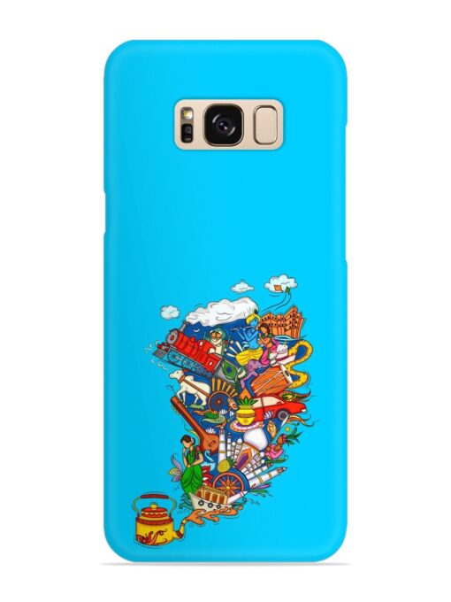 Vector Design Indian Snap Case for Samsung Galaxy S8 Zapvi