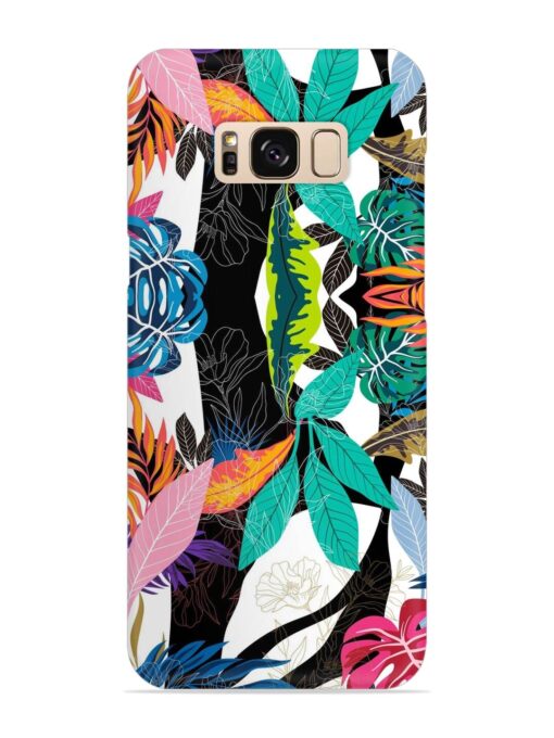 Floral Pattern Bright Snap Case for Samsung Galaxy S8 Zapvi