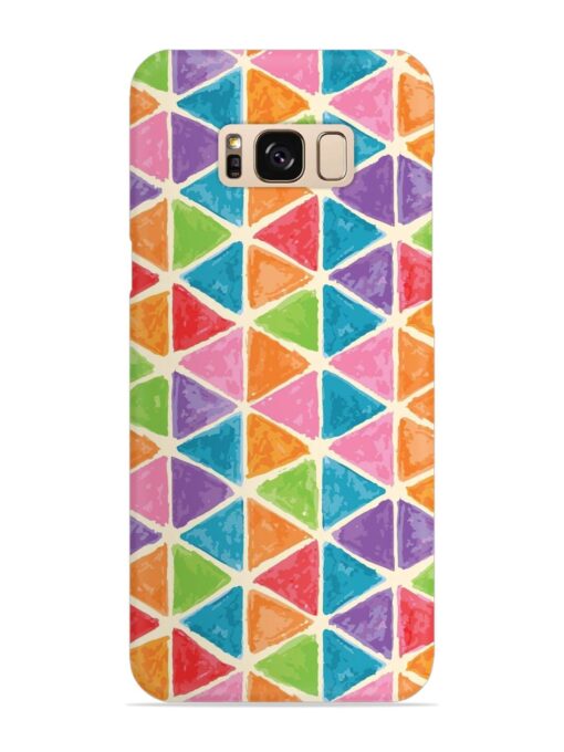 Seamless Colorful Isometric Snap Case for Samsung Galaxy S8 Zapvi