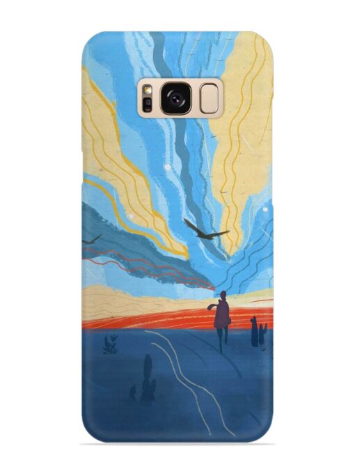 Minimal Abstract Landscape Snap Case for Samsung Galaxy S8 Zapvi