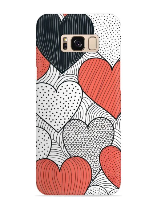 Girly Heart Seamless Snap Case for Samsung Galaxy S8 Zapvi