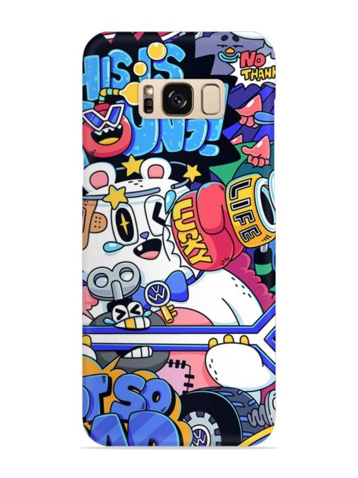 Universal Doodle Snap Case for Samsung Galaxy S8 Zapvi