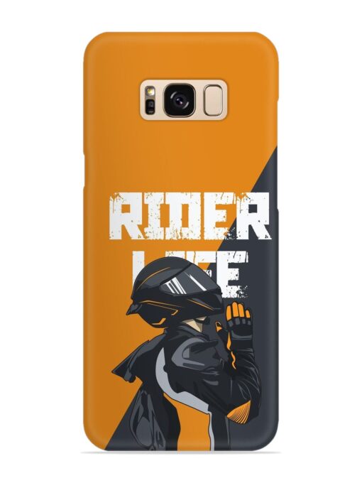 Rider Life Snap Case for Samsung Galaxy S8 Zapvi