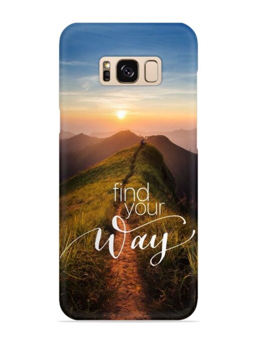 Find Your Way Snap Case for Samsung Galaxy S8 Zapvi