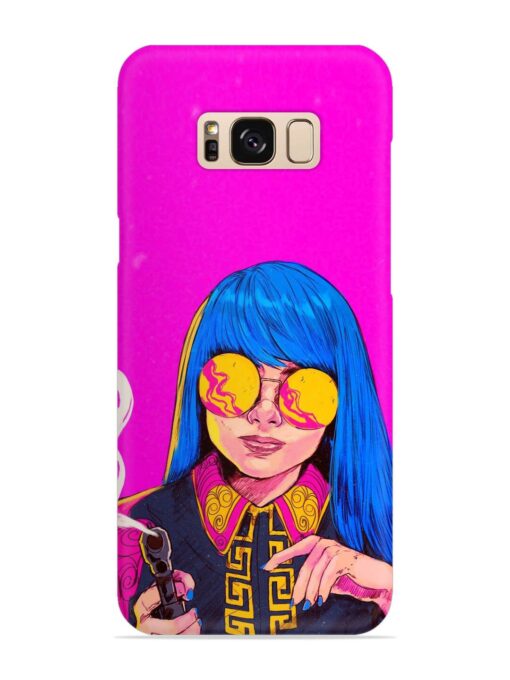 Aesthetic Anime Girl Snap Case for Samsung Galaxy S8 Zapvi