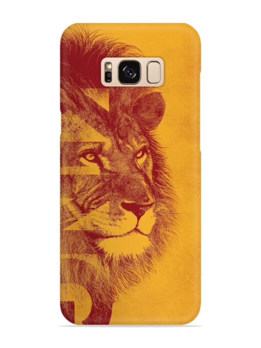 Gold Lion Crown Art Snap Case for Samsung Galaxy S8 Zapvi