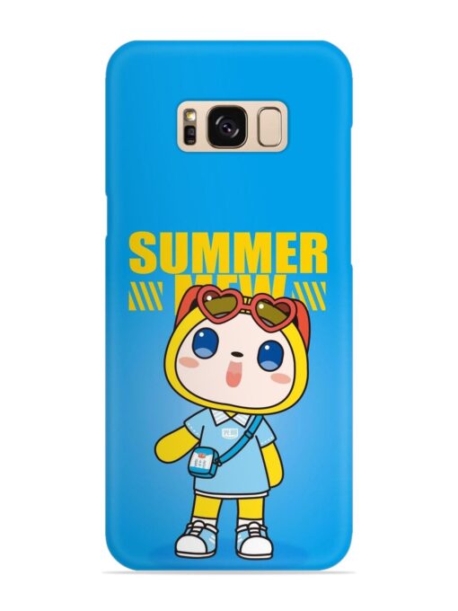 Summer Mew Cartoon Snap Case for Samsung Galaxy S8 Zapvi