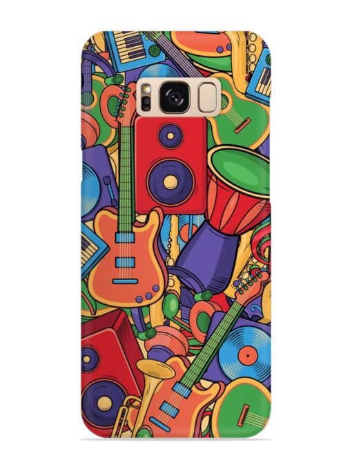 Colorful Music Art Snap Case for Samsung Galaxy S8 Zapvi