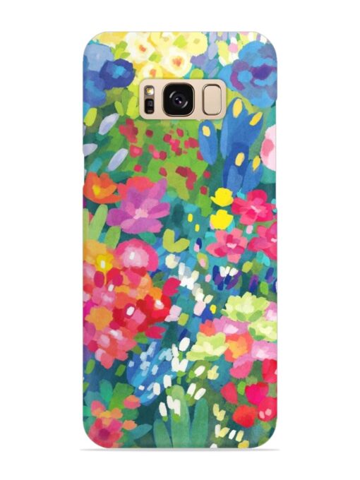 Watercolor Flower Art Snap Case for Samsung Galaxy S8 Plus Zapvi