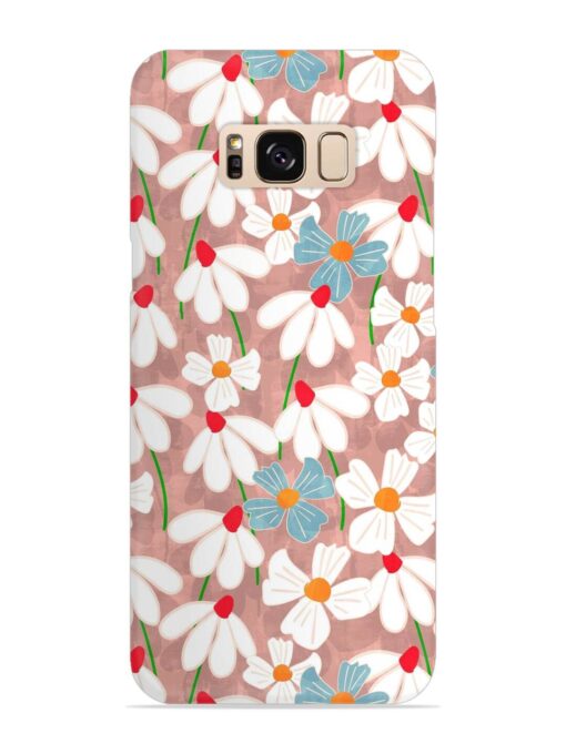 Abstract Petal Flowers Snap Case for Samsung Galaxy S8 Plus Zapvi