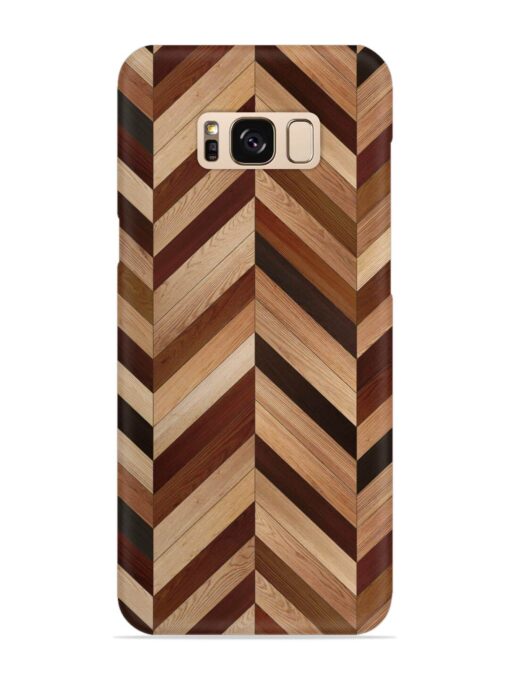 Seamless Wood Parquet Snap Case for Samsung Galaxy S8 Plus Zapvi