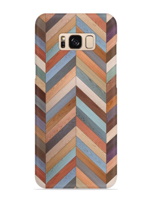 Seamless Wood Parquet Snap Case for Samsung Galaxy S8 Plus Zapvi