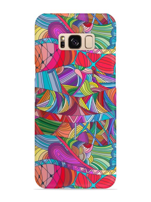 Seamless Patterns Hand Drawn Snap Case for Samsung Galaxy S8 Plus Zapvi