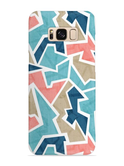 Vintage Geometric Triangle Snap Case for Samsung Galaxy S8 Plus Zapvi