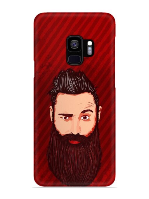 Beardo Man Snap Case for Samsung Galaxy S9 Zapvi