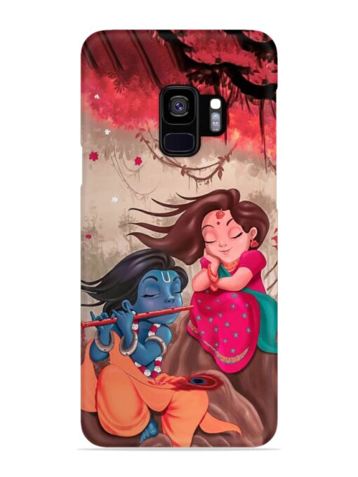 Radhe Krishna Water Art Snap Case for Samsung Galaxy S9 Zapvi