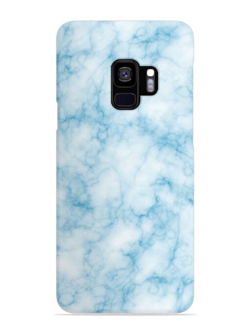 Blue White Natural Marble Snap Case for Samsung Galaxy S9 Zapvi