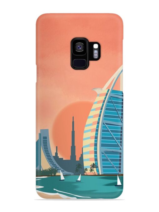 Dubai Architectural Scenery Snap Case for Samsung Galaxy S9 Zapvi