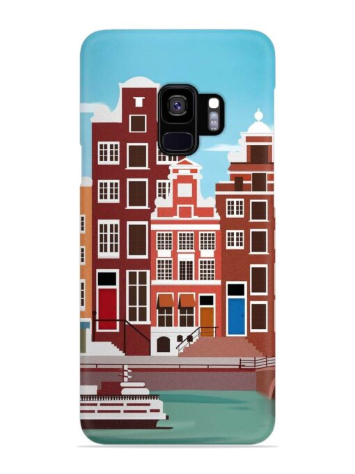 Scenery Architecture Amsterdam Landscape Snap Case for Samsung Galaxy S9 Zapvi