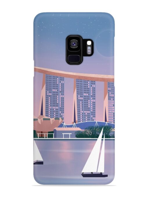 Singapore Scenery Architecture Snap Case for Samsung Galaxy S9 Zapvi