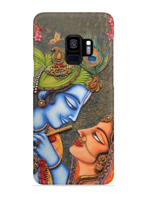 Lord Radha Krishna Flute Art Snap Case for Samsung Galaxy S9 Zapvi