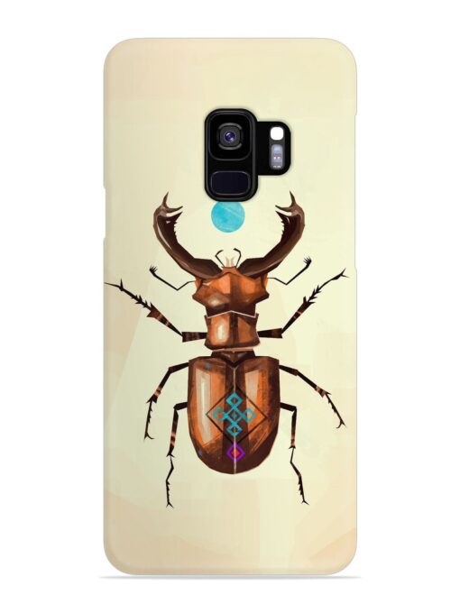 Stag Beetle Vector Snap Case for Samsung Galaxy S9 Zapvi