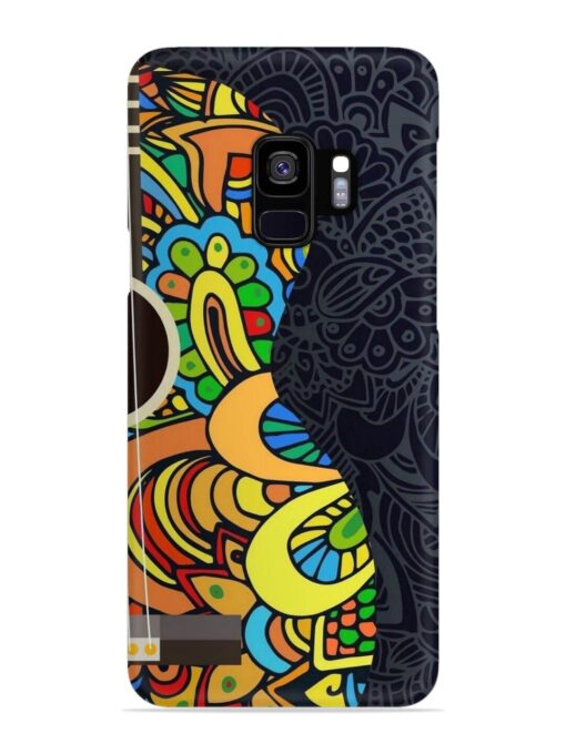 Guitar Vector Art Snap Case for Samsung Galaxy S9 Zapvi