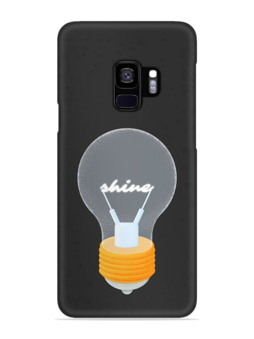 Bulb Background Snap Case for Samsung Galaxy S9 Zapvi