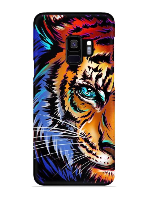 Colorful Lion Art Snap Case for Samsung Galaxy S9 Zapvi